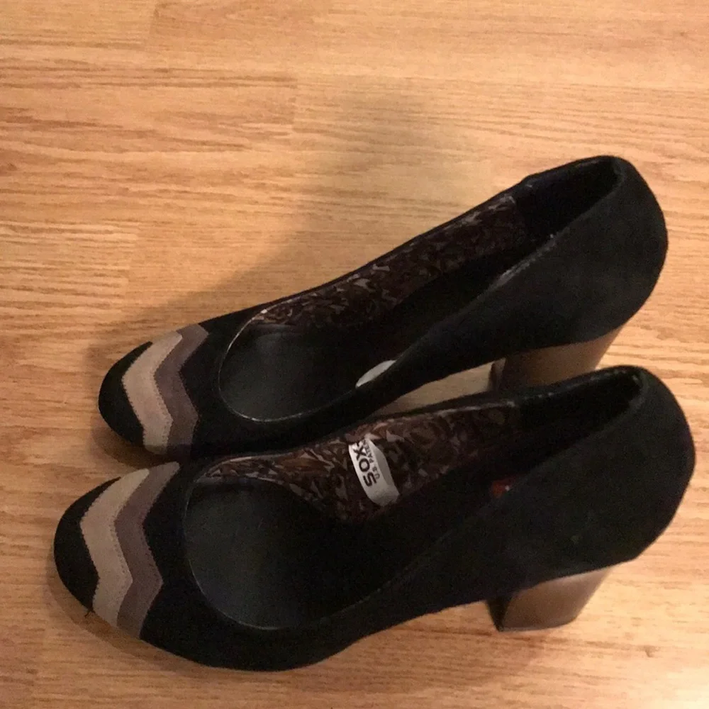 Missoni for Target Black Block Heels with zigzag 9